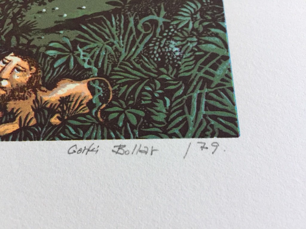 Gorki Bollar zeefdruk (zonder titel) genummerde en gesigneerde zeefdruk kopen? Bied vanaf 30!