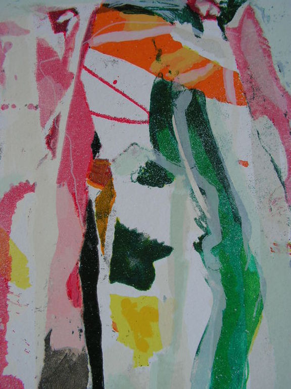 Hans Meyer Petersen - zeefdruk - Abstracte compositie kopen? Bied vanaf 50!