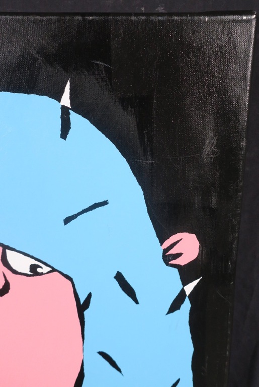 Jeroen Gerlofsma: Acryl op doek, Nijlpaard  kopen? Bied vanaf 1!