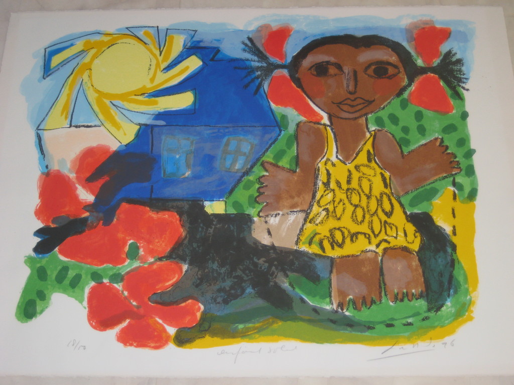 John Lie A Fo (1945). Litho.  kopen? Bied vanaf 89!