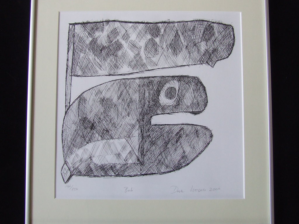 Derk Wessels - Derk Wessels: Zeefdruk,titel "Bob", 2006 kopen? Bied vanaf 30!