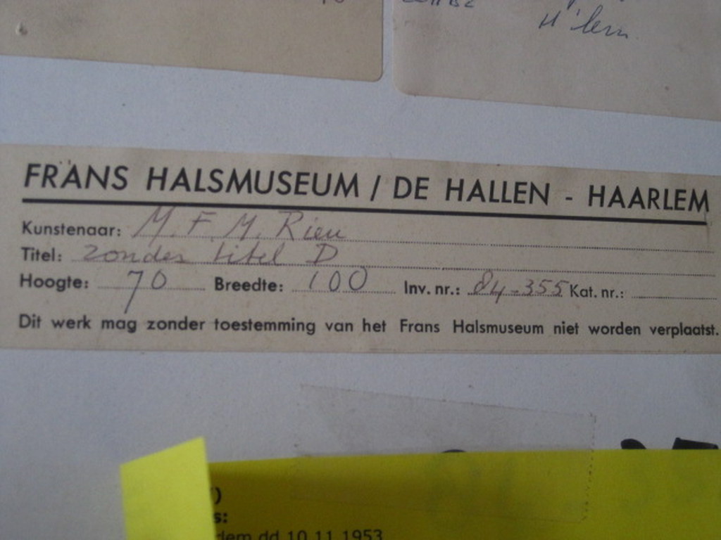 Heftig werk van Michael Rieu (Haarlem1953- ) gemengde techniek "abstract" 1983 kopen? Bied vanaf 1!