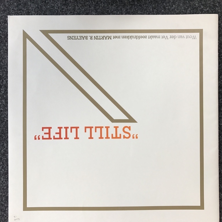 2 x Martin R Baeyens ( Wout v/d Vet )  zeefdrukken Titel: Still life 1 en 2 kopen? Bied vanaf 1!