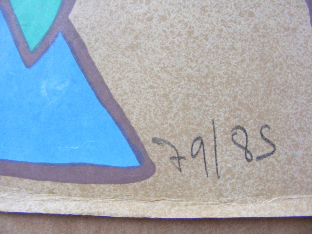 Mayeu Passa, "Abidos", originele lithografie, handgesigneerd. kopen? Bied vanaf 60!