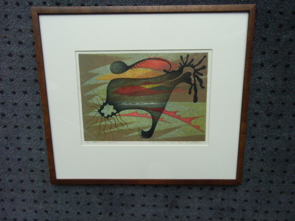 ZWEVENDE VERSCHIJNINGEN / LITHO VAN HARRY VAN KRUININGEN verkocht voor € 55!