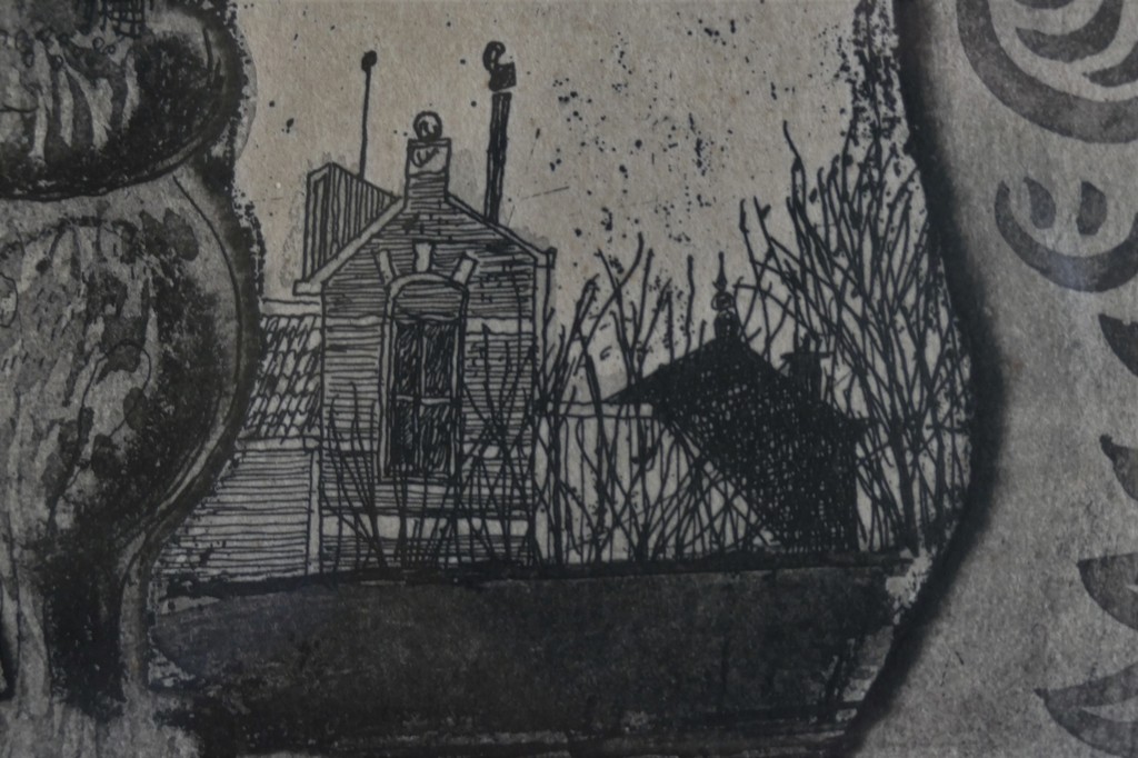 Herman Berserik,  gesigneerde ets, zonder titel kopen? Bied vanaf 45!