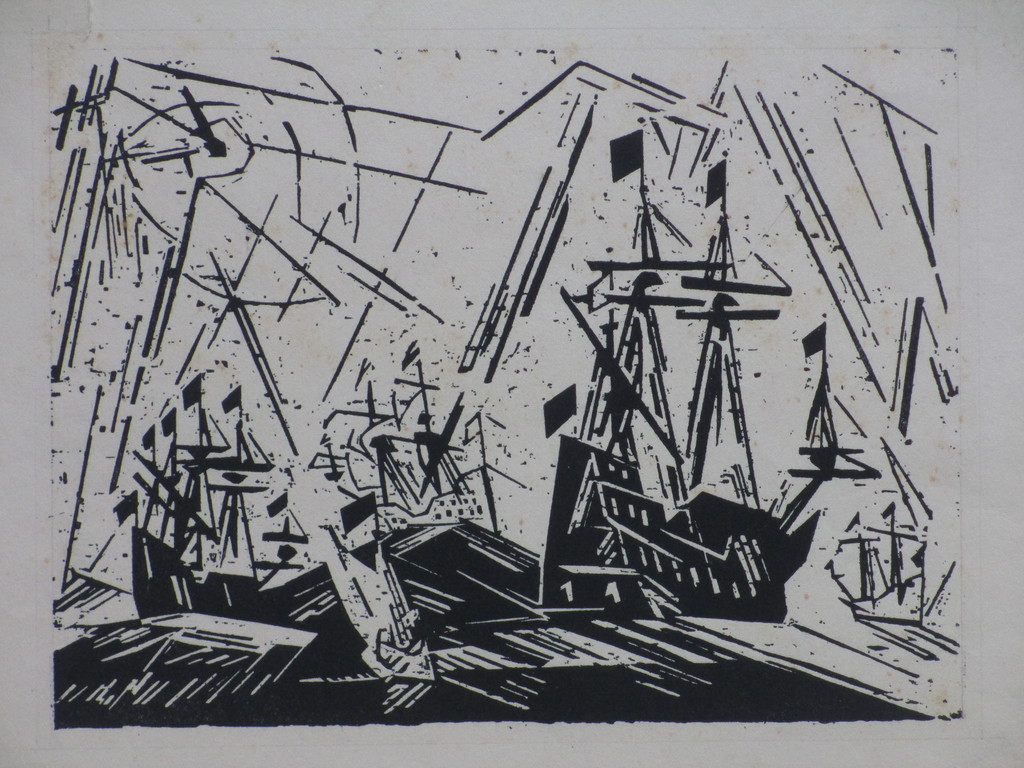 Lyonel Feininger, Hansaflotte, Houtsnede kopen? Bied vanaf 60!
