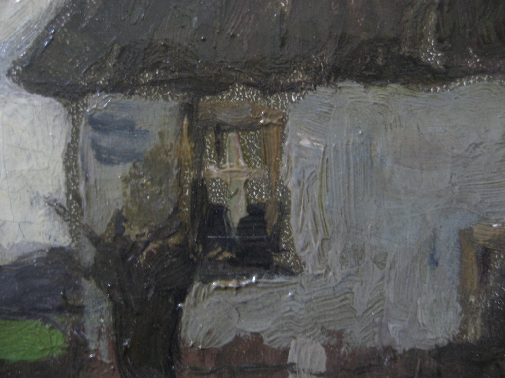 Charles Dankmeijer -  boerderij in landschap - olieverf - gelijst kopen? Bied vanaf 250!