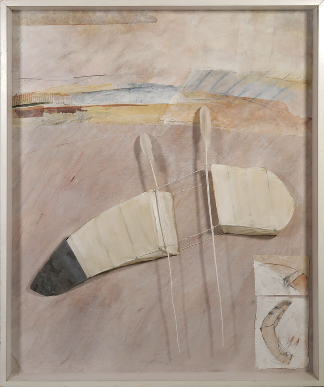 Hans Sieverding: Collage en Object, Z.T. - Ingelijst (Groot) verkocht voor € 100!