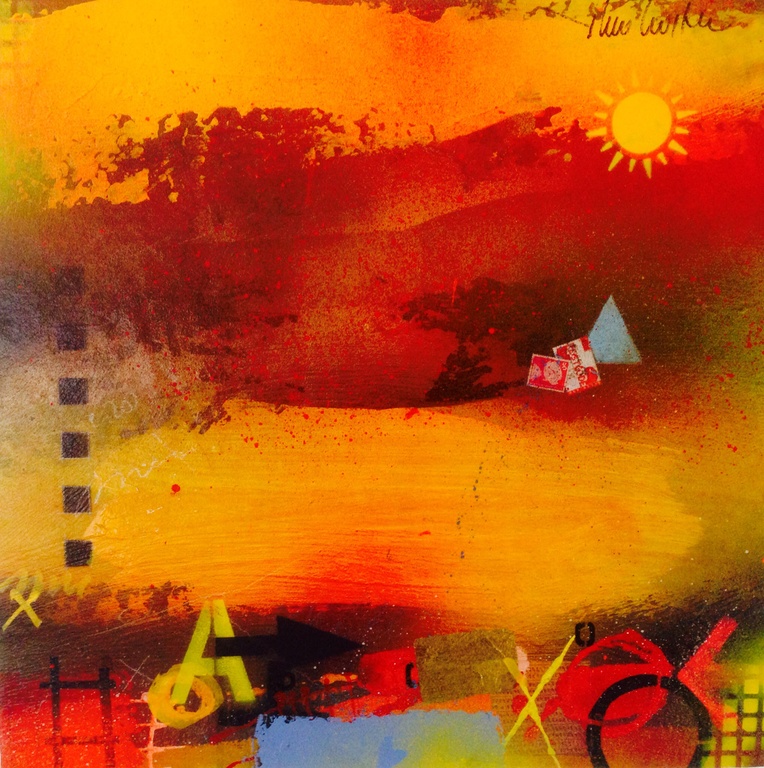 Theo koster , gemengde techniek, sunshine. kopen? Bied vanaf 1!