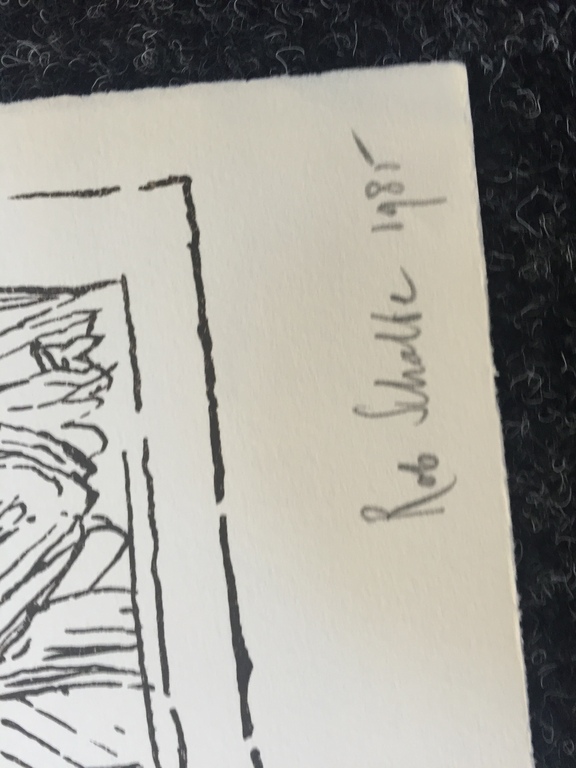 Rob Scholte   zeefdruk/ litho   Utopia/Olympia1985 kopen? Bied vanaf 1!