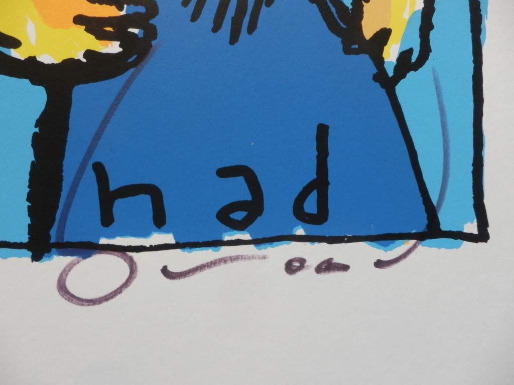 HERMAN BROOD, Gelimiteerde en HANDGESIGNEERDE Zeefdruk  ALS IK JOU NIET HAD kopen? Bied vanaf 1!