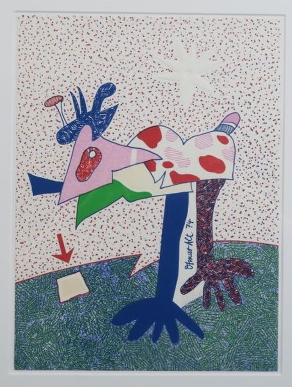 Otmar Alt: Litho en reliefdruk, Z.T. 4 - Ingelijst kopen? Bied vanaf 35!