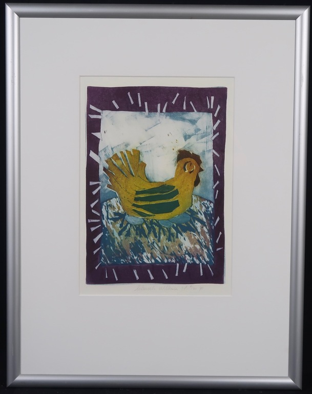 Willemien Holterman: Ets, Kip - Ingelijst kopen? Bied vanaf 1!