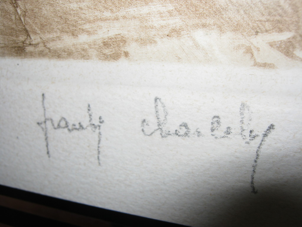 Franz Charlet - Kleurenlitho - De Pijproker kopen? Bied vanaf 60!