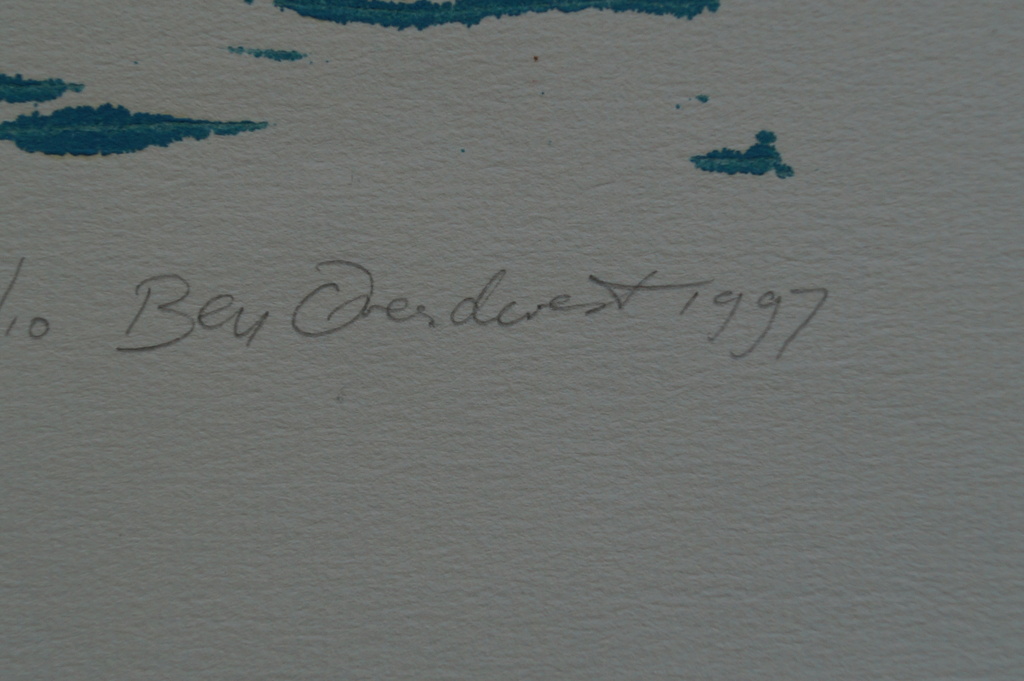 Ben Overdevest - gesigneerde zeefdruk - 1997 kopen? Bied vanaf 1!