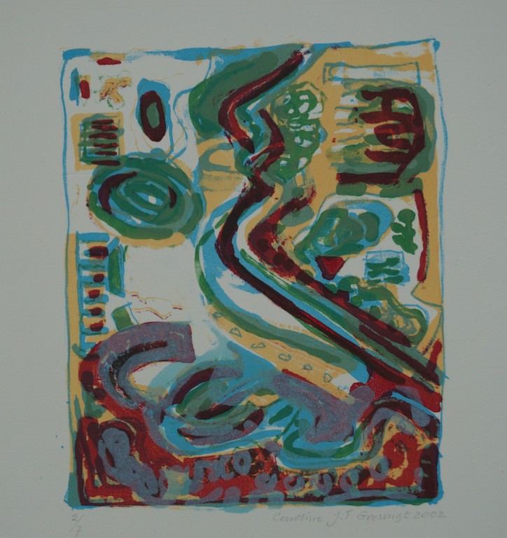 Caroline J. Gresnigt - gesigneerde litho - oplage 7 stuks - 2002 kopen? Bied vanaf 1!