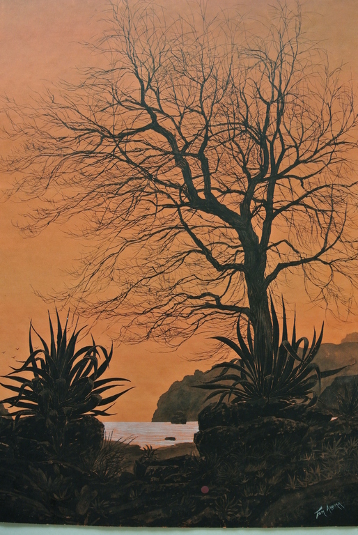 TOM ANEMA. Mooie Tropische Gouache  1965 *DAKA AANBIEDING* kopen? Bied vanaf 23!