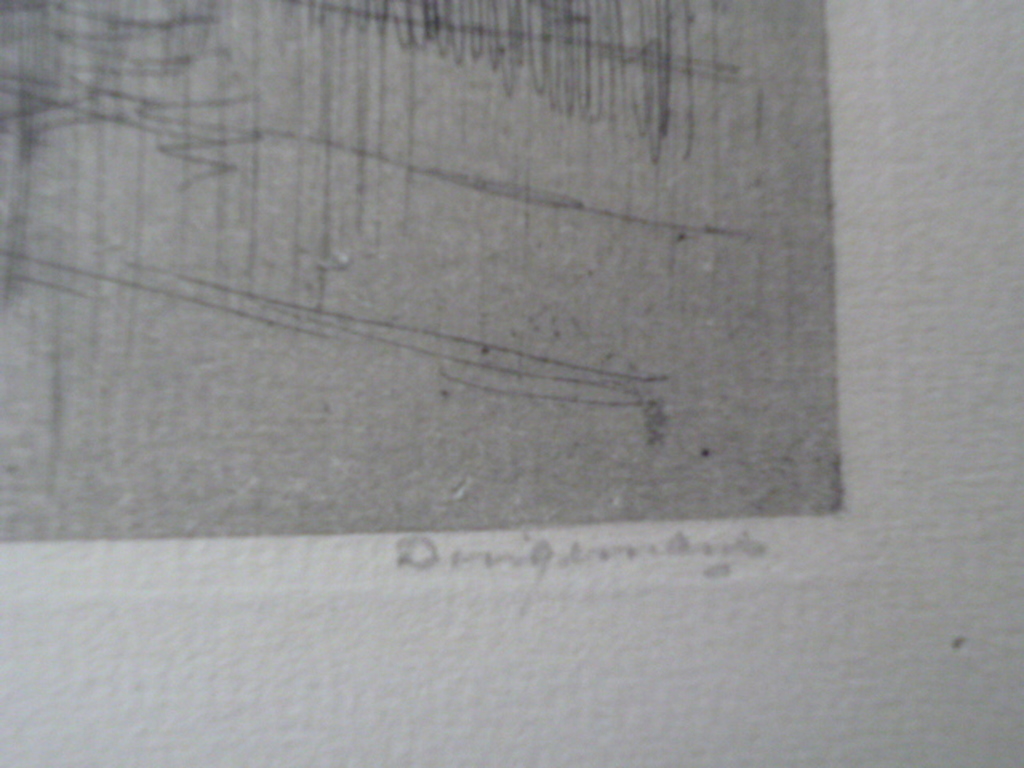 Waalko Jans Dingemans sr - ets - Stadsgezicht met paard en wagen kopen? Bied vanaf 45!