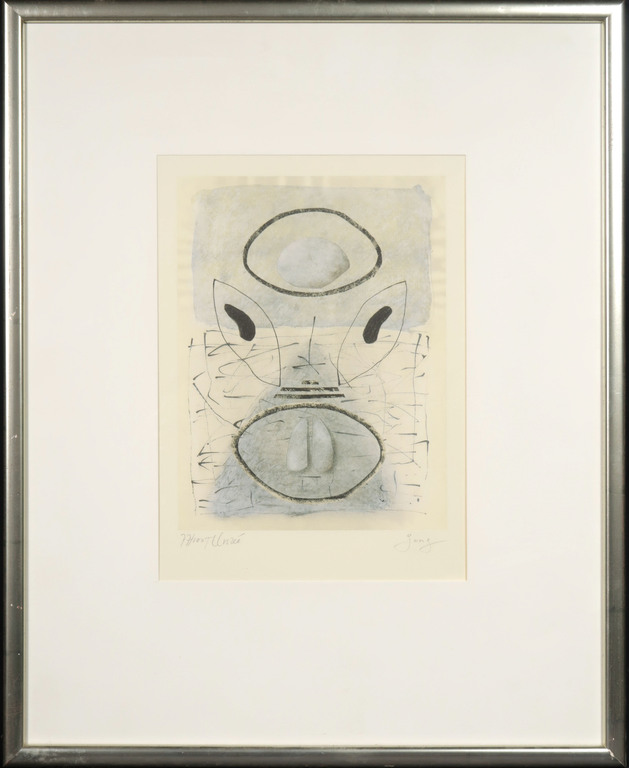 Onbekend gesigneerd: Offset, Zonder titel - Ingelijst kopen? Bied vanaf 1!