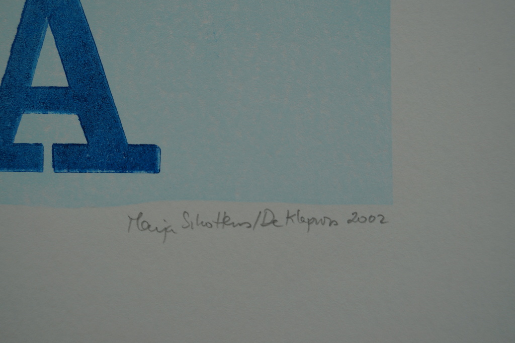 Marja Scholtens/ De Klaproos - Aubergines - gesigneerde houtsnede kopen? Bied vanaf 1!