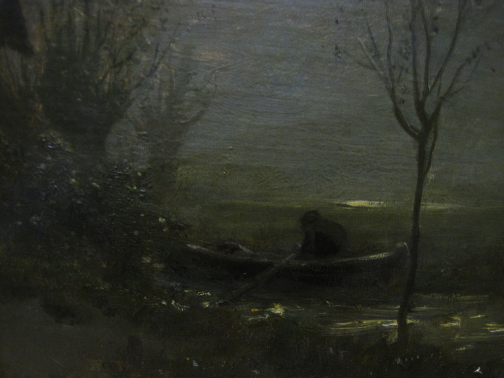 Zeer zeldzaam olievrf "Stroper bij nacht" van Barend "Tuschinski" Jordens  kopen? Bied vanaf 1!