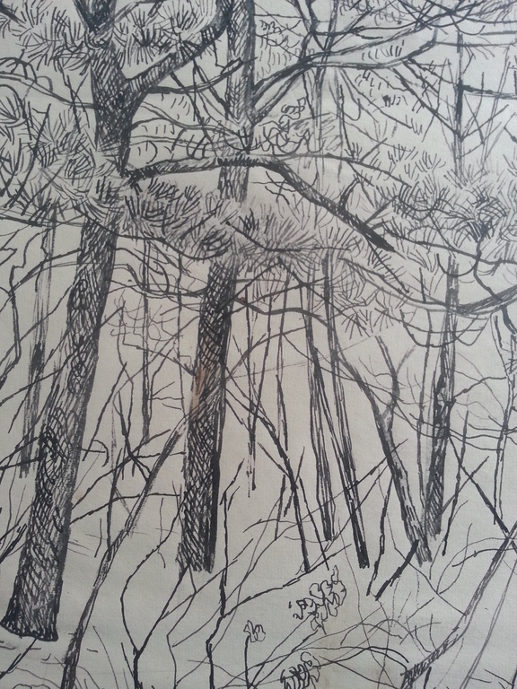 Herman Bieling - Inkt op papier - 1960 kopen? Bied vanaf 1!