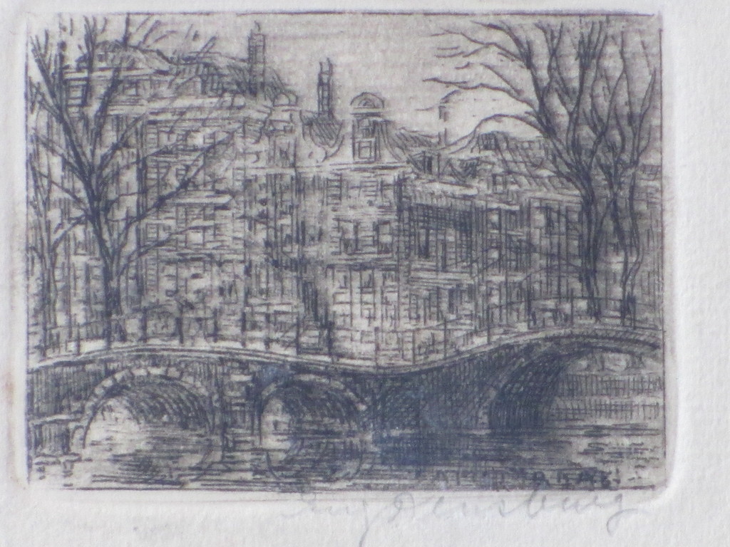 Eugene Rensburg, Reguliersgracht Amsterdam, Ets kopen? Bied vanaf 1!