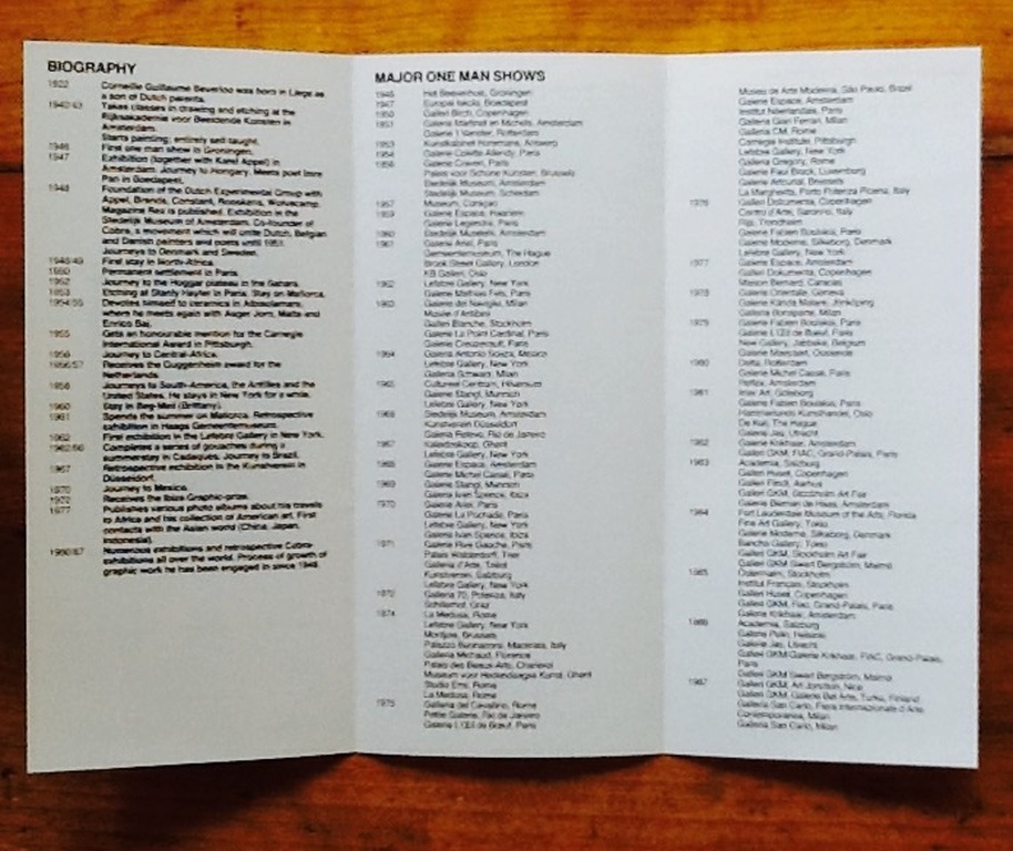 Zeefdruk Corneille,1988,Elle se donne à rêver-gesigneerd kopen? Bied vanaf 75!