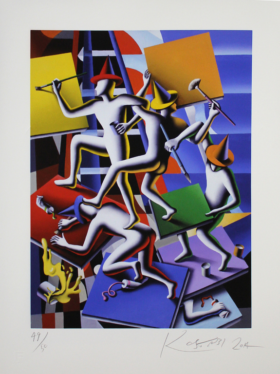 AcheterMark Kostabi - Regardless we need eachother? Enchérissez de 125!