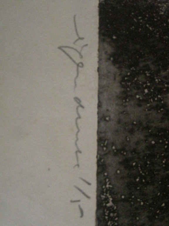 Zoltin Peeter (1942-) grote ETS eigen druk 1/5 gesigneerd 1962 vroeg werk ! kopen? Bied vanaf 1!