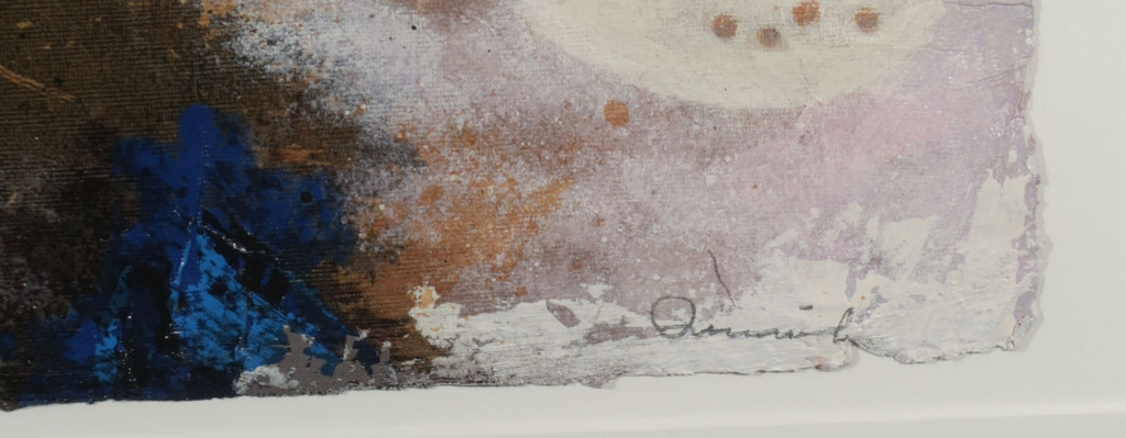 Mohamed Quraish: Zeefdruk op geschept papier, Z.T. II - Ingelijst (Groot) kopen? Bied vanaf 1!