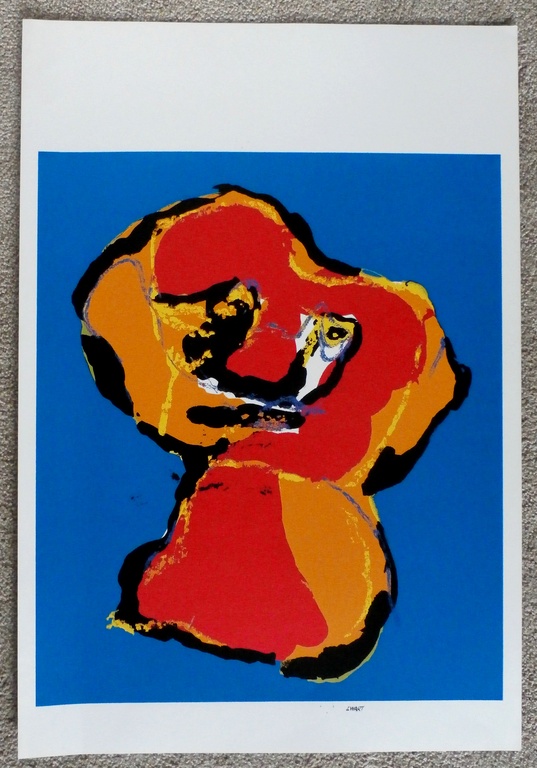 Karel Appel - zeefdruk kopen? Bied vanaf 175!