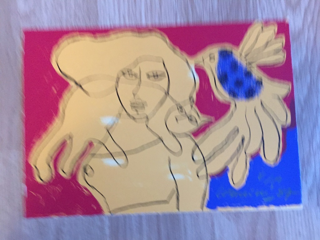 Corneille, originele E/A zeefdruk/Litho  1987 CoBrA  kopen? Bied vanaf 20!