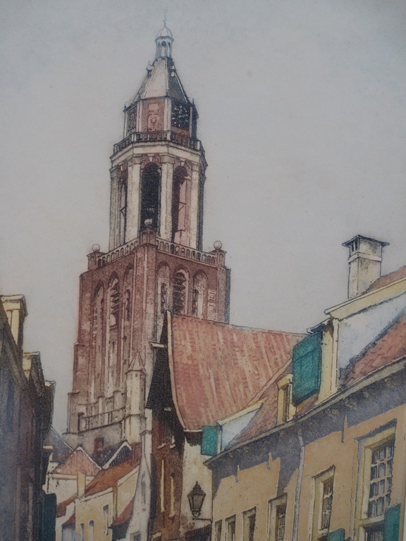 Hendrik Roodenburg, Trompetsteeg Arnhem, Kleurenets kopen? Bied vanaf 35!