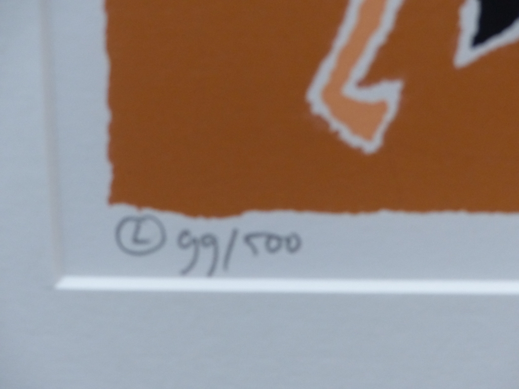 Hans Innemee,Zeefdruk op papier , ingelijst, Titel Duck,Handgesigneerd kopen? Bied vanaf 50!