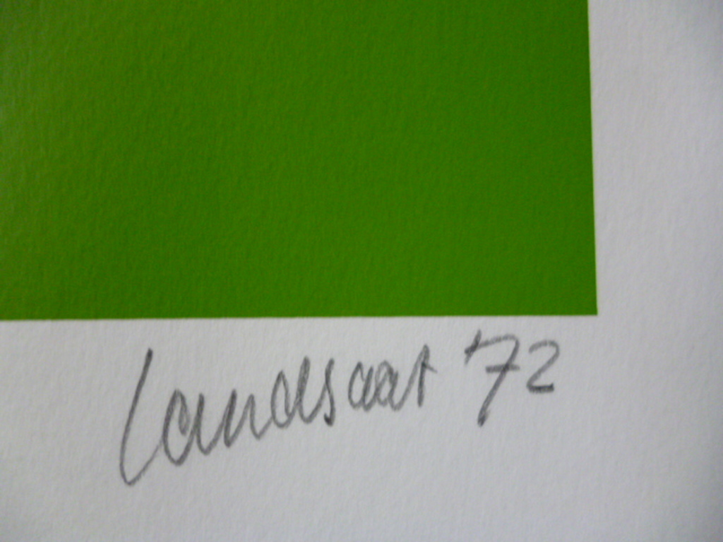 Hans Landsaat - zeefdruk - Wachten op Witold kopen? Bied vanaf 35!