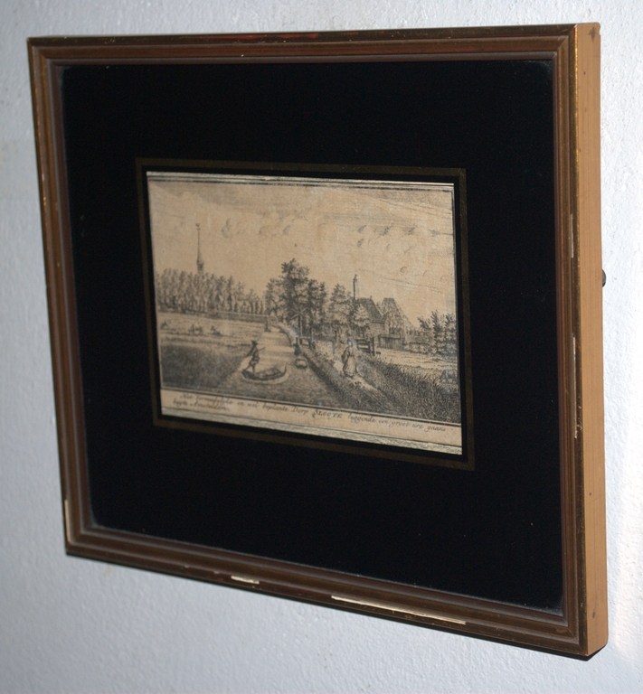 Het vermakelyke en wel beplante Dorp Sloote - ets en gravure kopen? Bied vanaf 20!