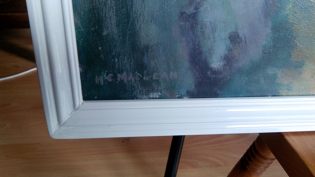 Heinrich Carl MacLean olieverf op board kopen? Bied vanaf 250!