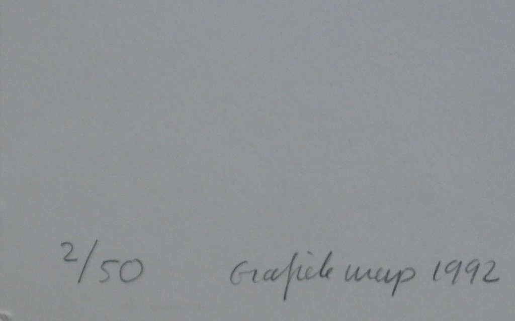 Rene Treumann - gesigneerde typografie kopen? Bied vanaf 10!