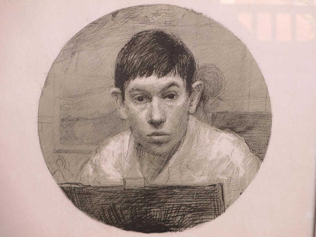 Aat Veldhoen: Zelfportret, Litho verkocht voor € 70!