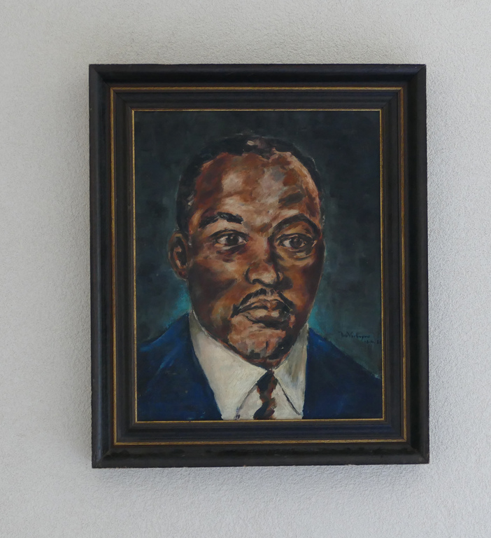Jan Verheijen - Olieverf op doek - Portret Martin Luther King kopen? Bied vanaf 20!