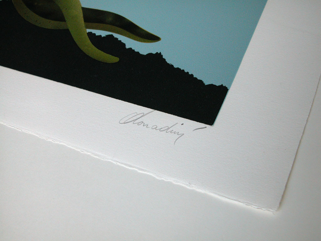 DONADINI, originele litho - La Coquille - handgesigneerd kopen? Bied vanaf 20!