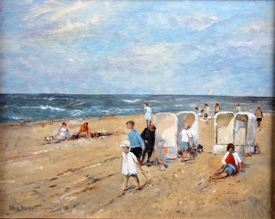 Olieverf op Paneel A.C. van Noort (1914-2003), te Koop! kopen? Bied vanaf 450!