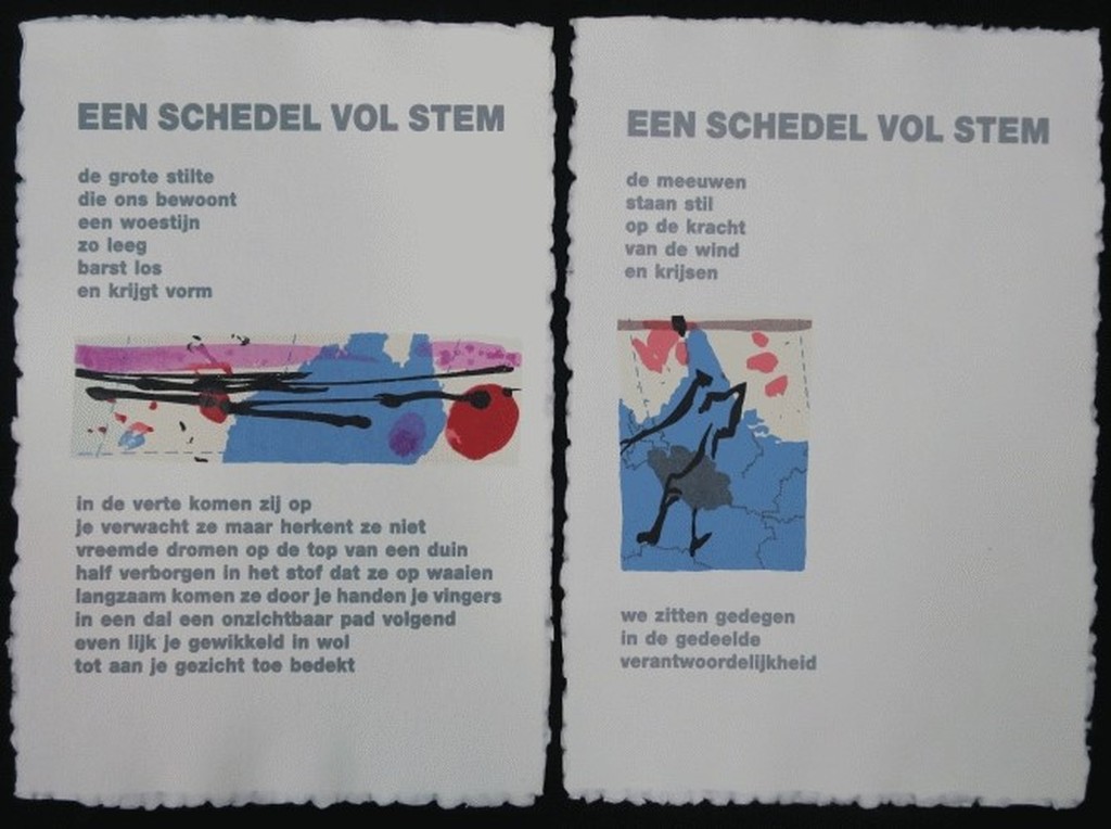 Corneille: Map met gedichten van Bert Schierbeek, Een schedel vol stem kopen? Bied vanaf 1!