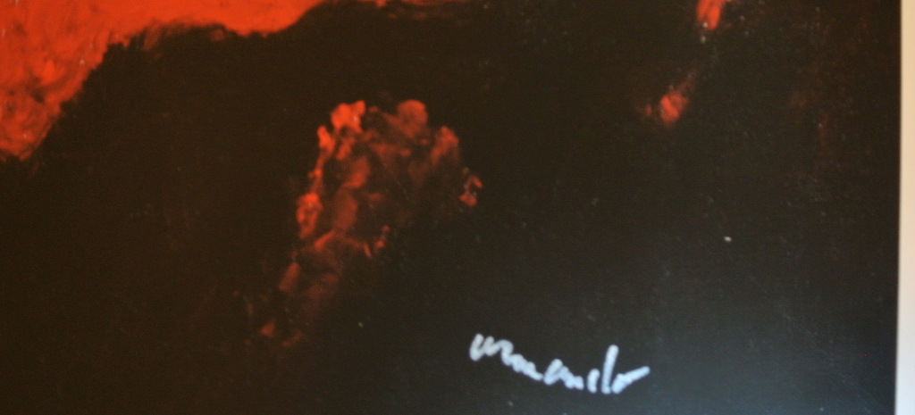 ARMANDO- * KOPF *  Gloedvolle Glicee op linnen. Handgesigneerd. Oplage 25. kopen? Bied vanaf 189!