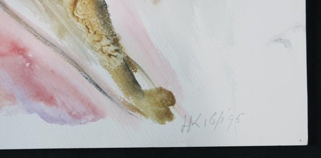 Hans Kuijs: Aquarel, Z.T. kopen? Bied vanaf 1!