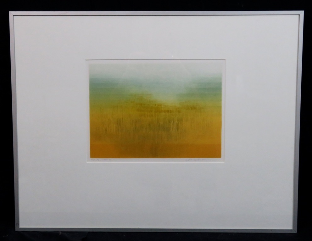 Lydia Oerlemans: Ets, Velden III - Ingelijst kopen? Bied vanaf 50!