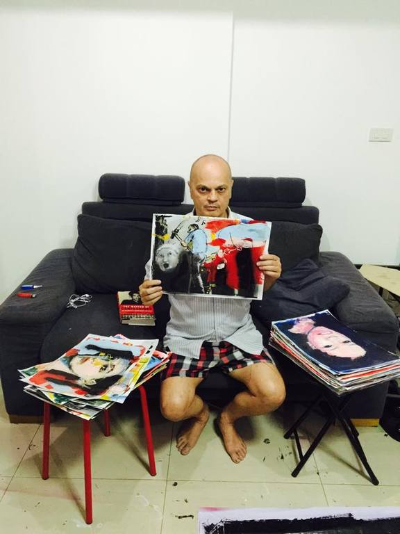 Peter Klashorst - Sloper - gemengde techniek op papier - gesigneerd - 2015 kopen? Bied vanaf 1!