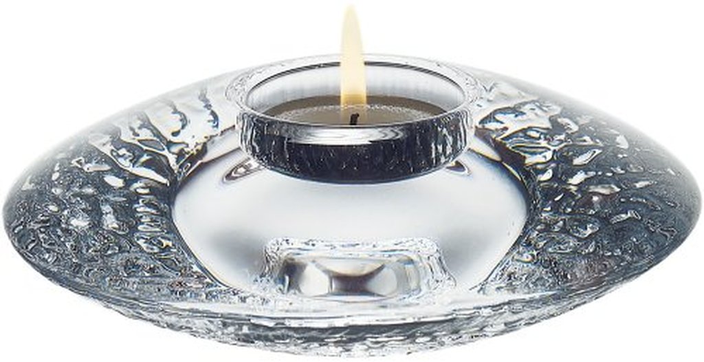 Orrefors Discus kristallen waxinelichthouder van Lars Hellsten kopen? Bied vanaf 15!